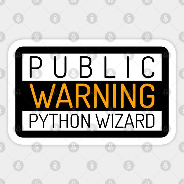 Public Warning - Python Wizard - Programmer / Coder - Python Programmer ...