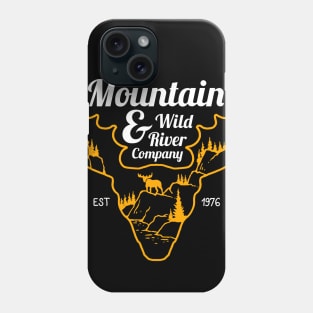 Outdoor Mountain River Moose | Wild Forest Elk Phone Case