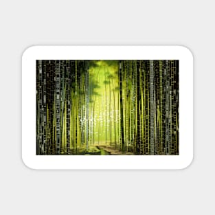 Forest Landscape Art Decor Paint Mosaic Magnet