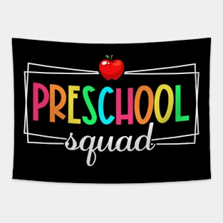 Preschool Squad Teachers Student Kids Back to School Tapestry