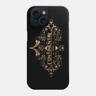 Continental Hotel NYC -Gold Phone Case