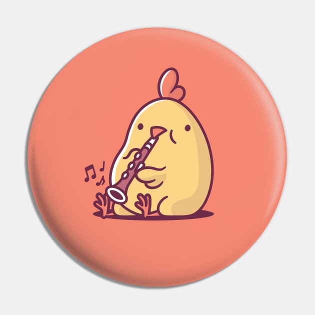 Clarinet Chick Pin by zoljo