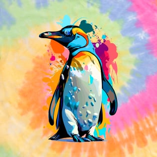 Emperor Penguin - Cute King Penguin Colourful T-Shirt