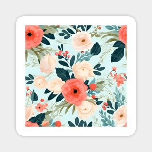 Wedding Flowers Pattern 4 Magnet