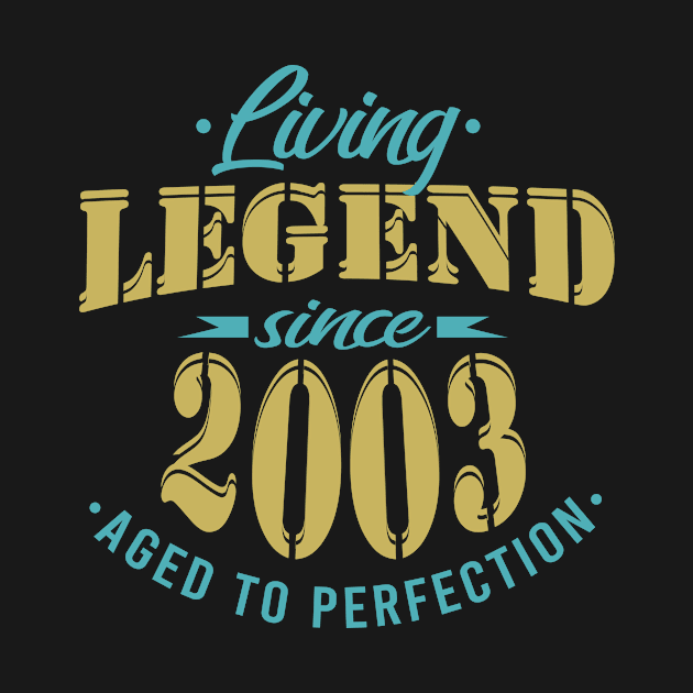 Living legend since 2003 by HBfunshirts