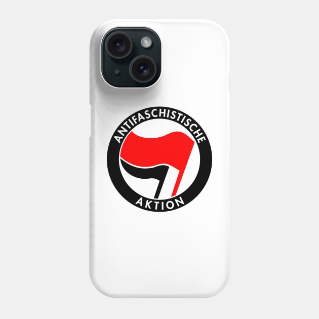 Antifaschistische Aktion Phone Case by truthtopower