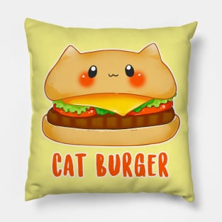 Cat Burger Pillow