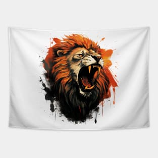 roaring lion Tapestry