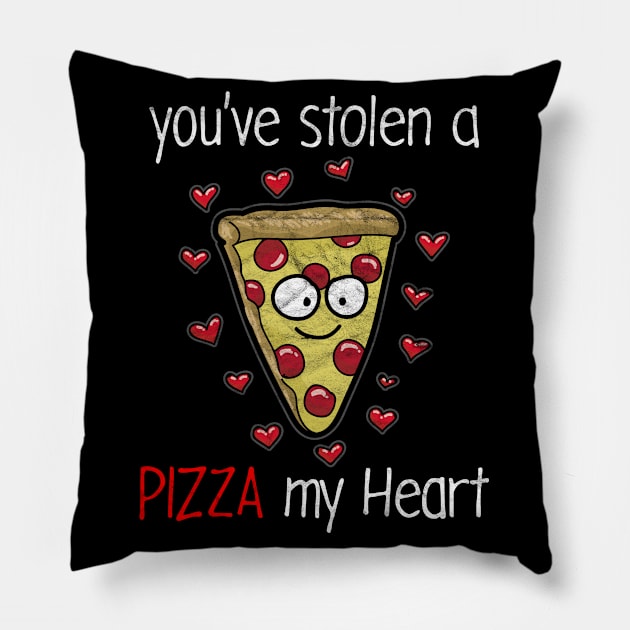 You Stolen A Pizza My Heart Pillow by AlphaDistributors