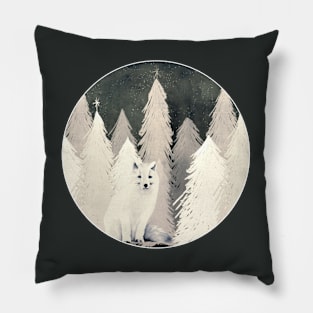 Arctic Wolf Sticker Pillow