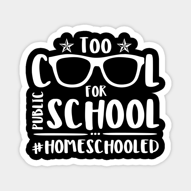 Too Cool For Public School Magnet by SimonL