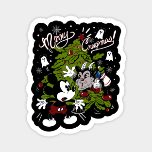 Merry Creepmas Krampus Magnet