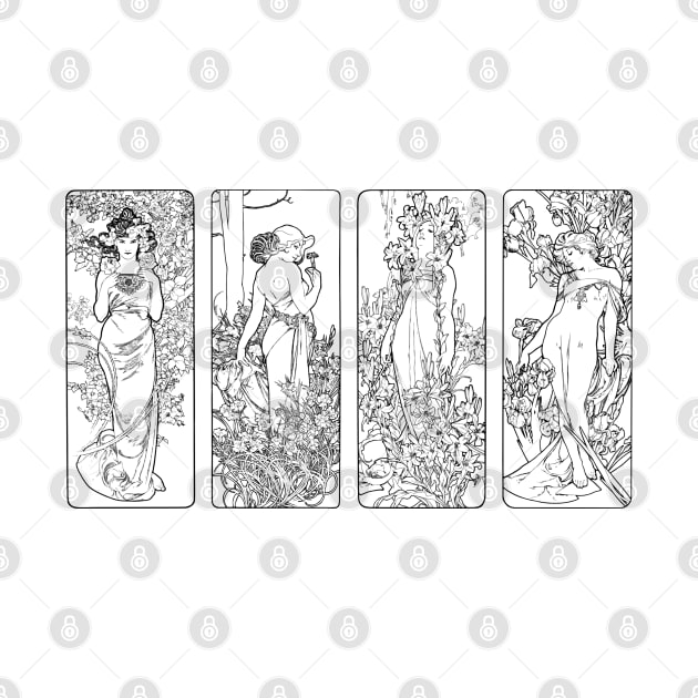 art nouveau Alphonse Mucha by AltrusianGrace