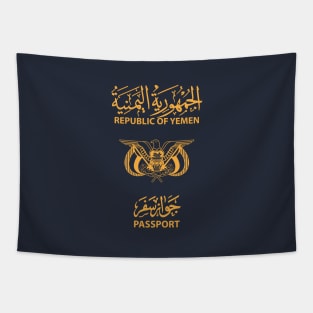 Yemen passport Tapestry