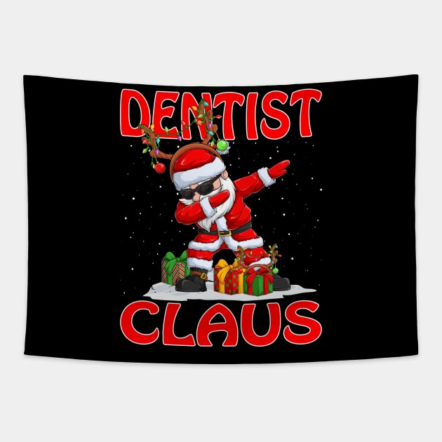 Dentist Santa Claus Reindeer Christmas Matching Costume Tapestry by intelus