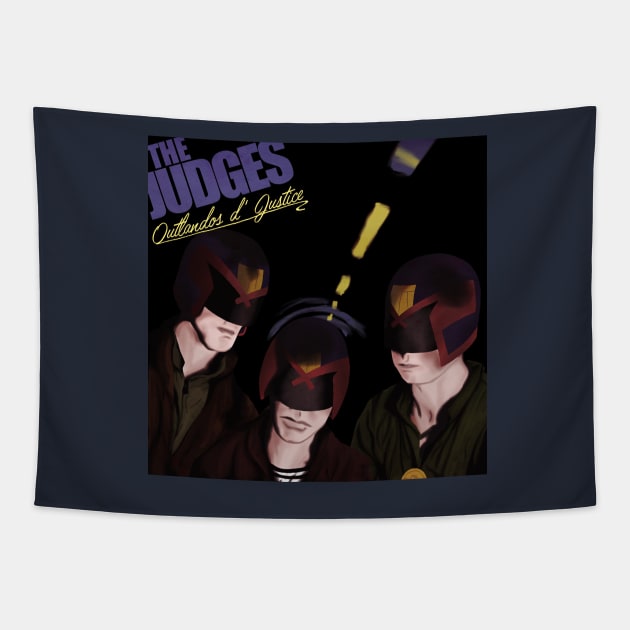 Outlandos d' Justice Tapestry by jamacfarlane