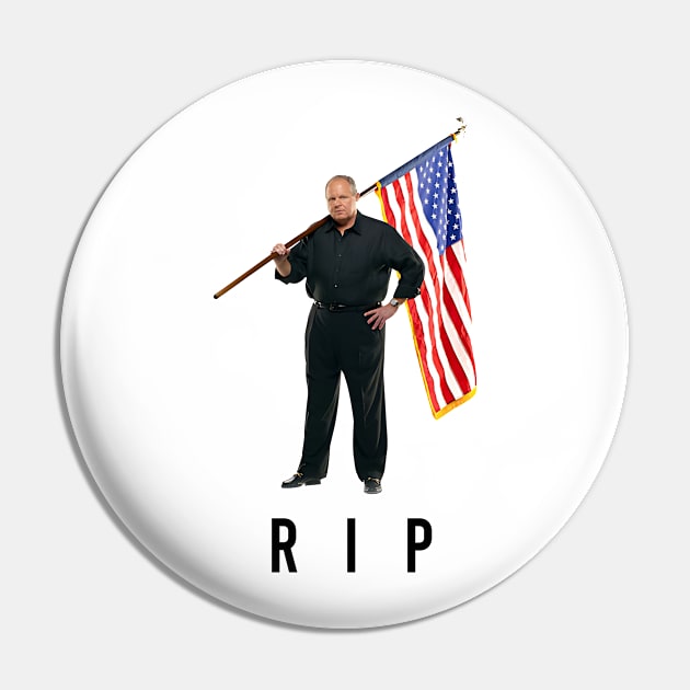 Rush Limbaugh 1 Pin by CelestialCharmCrafts