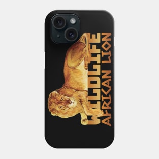 Wildlife African Lion Phone Case