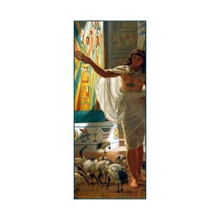 Feeding The Sacred Ibis In The Halls Of Karnac by Edward Poynter T-Shirt