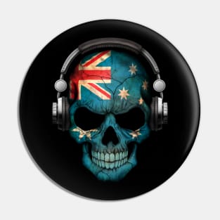 Dark Skull Deejay with Australian Flag Pin