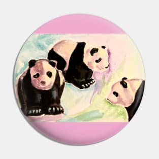 Little People Panda Pin