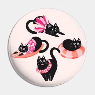 Purrfect Pink Purradise Pin