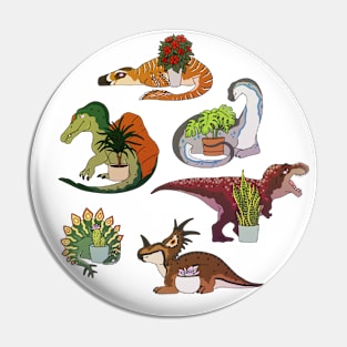 Dinosaurs and plants Pin
