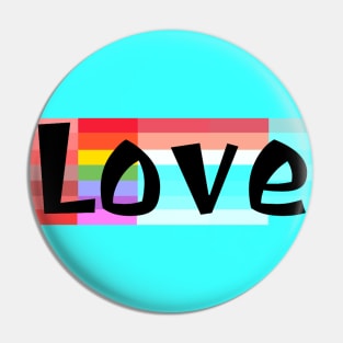 Love In A Color Block Pin