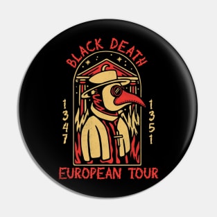 Black death t-shirt Pin