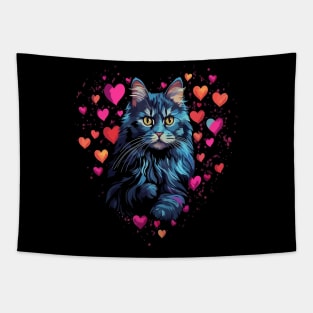 American Bobtail Valentine Day Tapestry