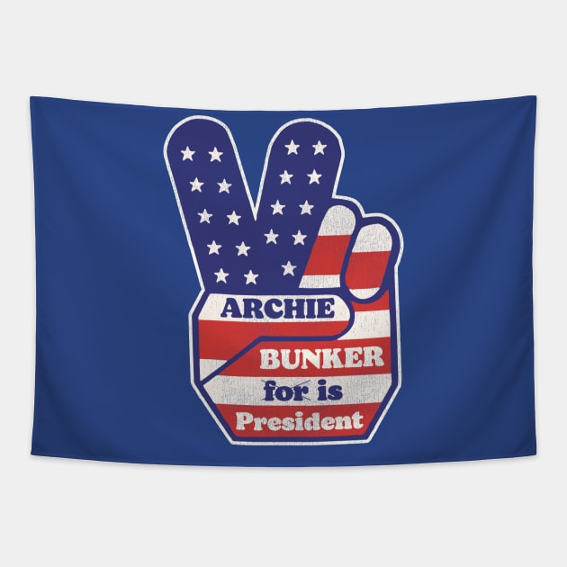 Archie Bunker is President Tapestry by darklordpug