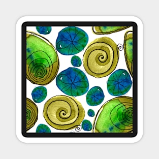 Copy of something green. With a spiral. Possibly with a deeper meaning...2 Magnet