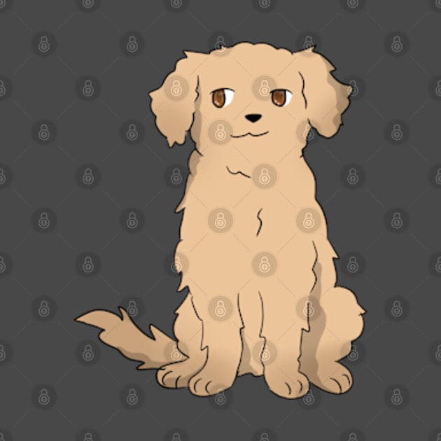 Dog - Labradoodle by JellyWinkle