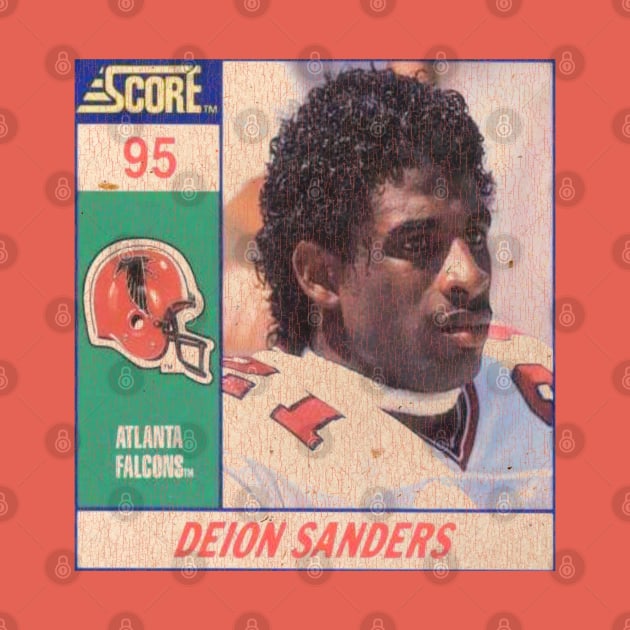 Retro Deion Rookie Card by Marc Graphic