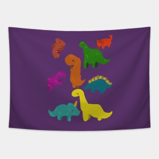 Cute Dino pattern illustration - procreate Tapestry