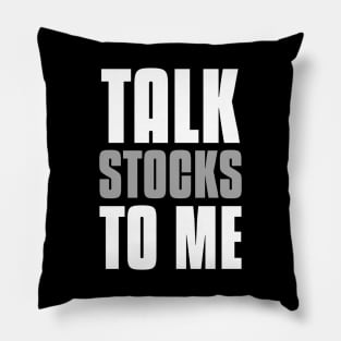 Talk Stocks To Me Investing Pillow