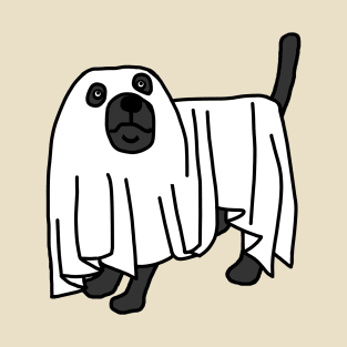 Boo Sheet Halloween Dog T-Shirt