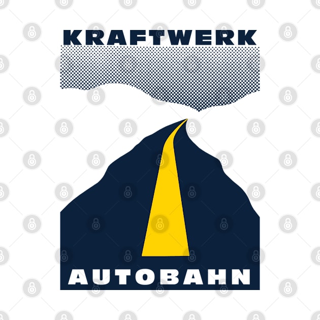 Retro 70s Style Kraftwerk / Autobahn Fan Art by CultOfRomance