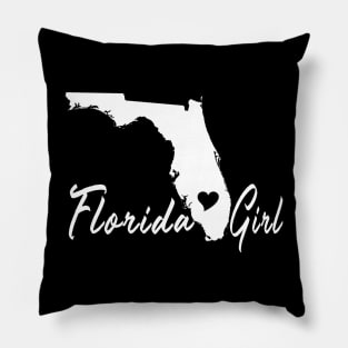 Girls for Florida I Love Florida Home Tee Florida Gift Pillow