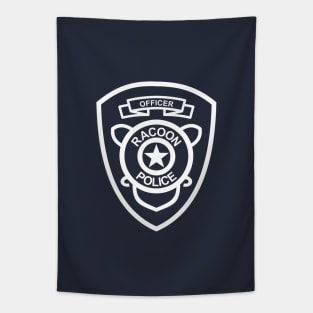 Racoon Police Tapestry