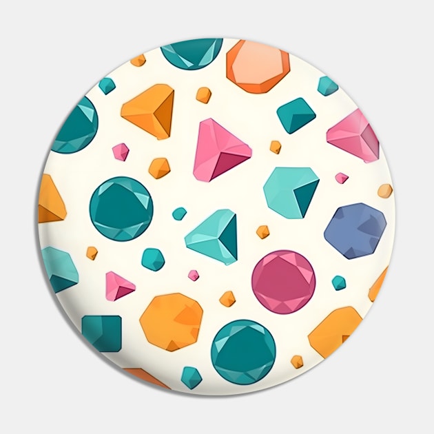 Cute Gemstones Pin by StudioThink