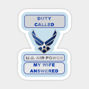 DutyCalledAirForce Wife Magnet