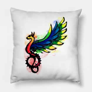 Rainbow Flight Pillow