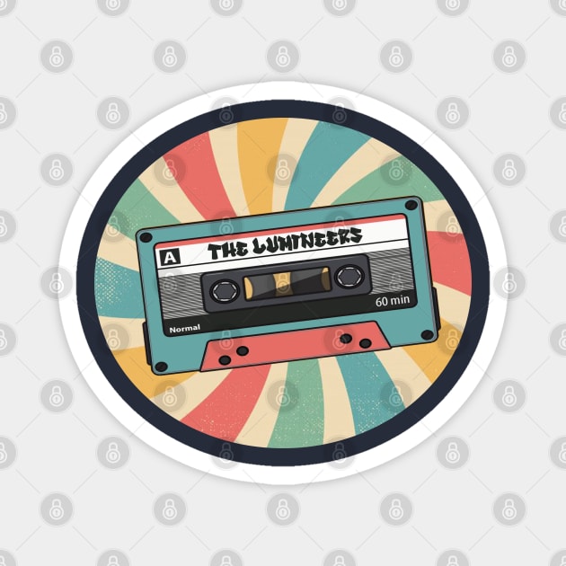 retro the lumineers Magnet by Saha Paloma Ilustra