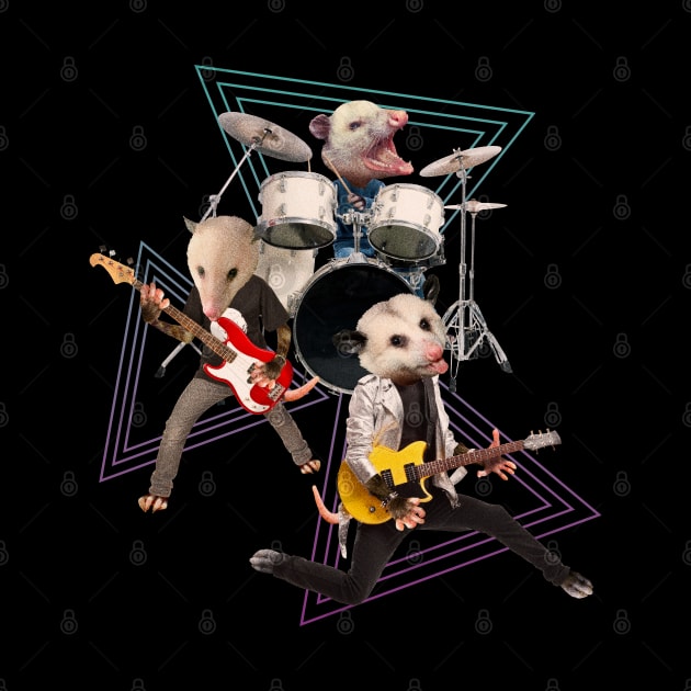 Possum Rock Band Funny by Emart