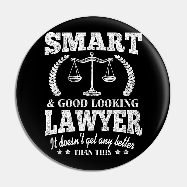 Funny Lawyer Law School Attorney Tee Pin by Olegpavlovmmo