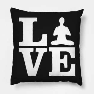 Love and Yoga shirt Pillow