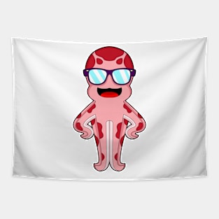 Octopus Sunglasses Tapestry