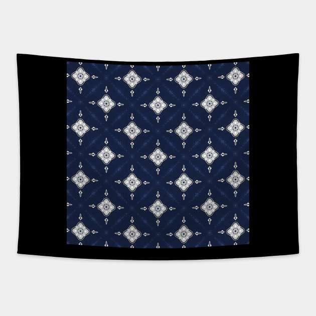 brujula azul Tapestry by Sue Cranberry