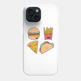 fast food friends Phone Case